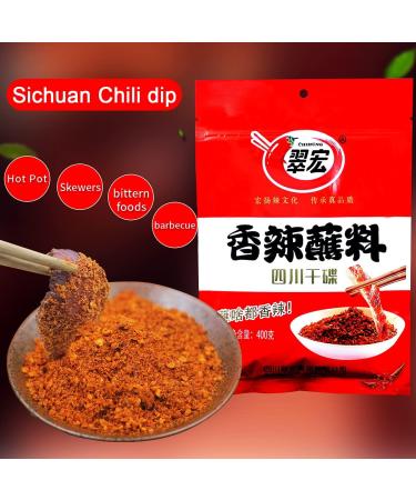 Chinese chili dipping powder 400g szechuan HotPot/BBQ red chilli powder Spicy seasoning - Buy Online on GoSupps.com