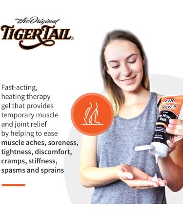 Tiger Tail FixOwNow Heating Therapy Gel 2.7 oz - Made in USA | Pain Relief for Sore Muscles (1 Pack) - Buy Online on GoSupps.com
