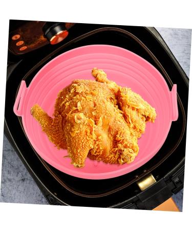 Alipis 2pcs Air Fryer Airfryer Silicone Bakeware Baking Reusable Liner Lining Silicone Pad Non Stick Light Grey 21.5X21.5cm - Buy Online on GoSupps.com