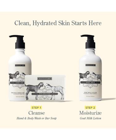 Beekman 1802 Hand Wash & Lotion Set - 12.5 oz - Goat Milk Cruelty-Free Unscented - Hydrating & Gentle for Sensitive Skin - International Shipping Available - Buy Online on GoSupps.com