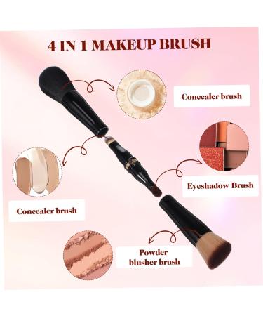 Didiseaon 4-in-1 Travel Makeup Brushes - Double Sided Applicator for BB Cream & Concealer | International Shipping - Buy Online on GoSupps.com