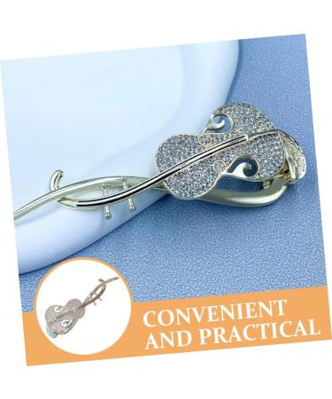 MERRYHAPY Rhinestone Twist Clip Hair Pins Hair Clips Barrettes for Womens Hair Barrettes Pipa Hair Clip Chinese Hair Clamps Pipa Barrettes Clips for Thick Hair French Pins Alloy - Buy Online on GoSupps.com