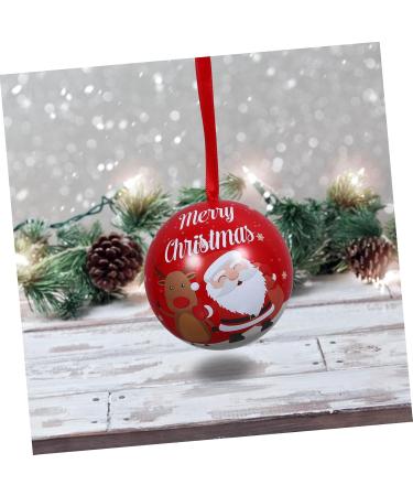 Alipis 5pcs Christmas Balls Decor Christmas Bulb Ornament Christmas Candy Boxes Iron Child Ball Box - Buy Online on GoSupps.com