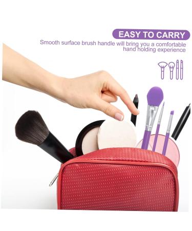 FRCOLOR 18 Pcs Silicone Mask Brush Applicator Set - Essential Makeup & Skin Care Tools for Women - Purple Facial Mask & Makeup Brushes - Buy Online on GoSupps.com