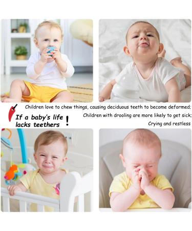 Silicone KaubeiÃring Necklace - Chewelry for Adults & Babies | Sensory Tools for Autism ADHD & Dental Comfort (3-Pack Spike Shape) - Buy Online on GoSupps.com