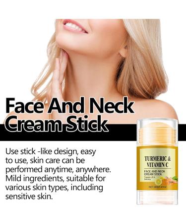 Turmeric Cream Stick Turmeric Moisturizer Cream Turmeric Skin Brightening for Soothing and Hydrating Face and Neck - Handmade Natural Cream for Body - Suitable for All Skin Types - Buy Online on GoSupps.com