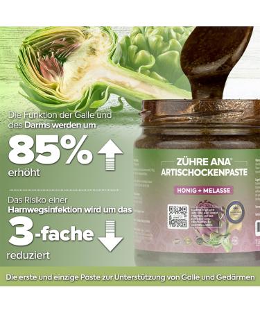Buy Tool Ana Artichoke Paste - Antioxidant & Silymarin Rich - Liver Kidney & Urinary Tract Support - Vegan & Toxin-Free - Buy Online on GoSupps.com