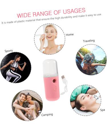 OHPHCALL Nano Mist Sprayer Face Sprayer Portable Humidifer Cool Facial Mister USB Hydrating Instrument - Buy Online on GoSupps.com