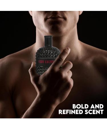 Very Excited Sensual Woody Fragrance for Men | Long Lasting Cologne Aromatic Scent Eau de Parfum Natural Spray - Great Holiday Gift 3.4 Fl Oz/100 Ml - Buy Online on GoSupps.com