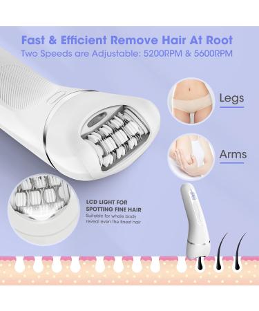  pilateur de cheveux pour femme rasoir lectrique pilateur facial tondeuse bikini rasoir 7 en 1 pour le visage les l vres le menton les aisselles les jambes tanche IPX7 cadeaux pour - Buy Online on GoSupps.com