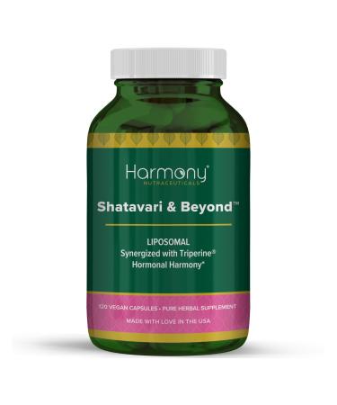 Shatavari & Beyond Liposomal Extract with Triperine | Ayurvedic Adaptogenic Herb for Hormonal Harmony & Reproductive Wellness | Vegan Non GMO Clinical Grade 120 Capsules Made in The USA*