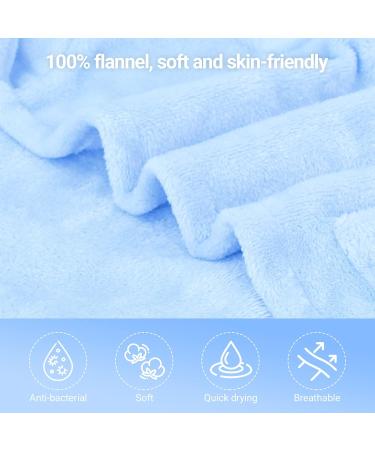 Shop Wytbaby Soft Flannel Bathrobe for Babies | Quick-Dry Hooded Robe - Blue Elephant Design (3-12 Months) - Buy Online on GoSupps.com