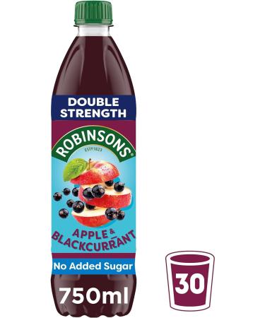 Robinsons Apple & Blackcurrant 750ml - Refreshing Fruit Drink - Buy Online on GoSupps.com