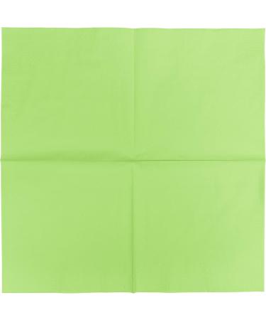 HEKU 100 Light Green Napkins - 3-Layer 33x33cm Highly Absorbent Stylish & Practical 5-Pack for Events & Gastronomy - International Shipping Available - Buy Online on GoSupps.com