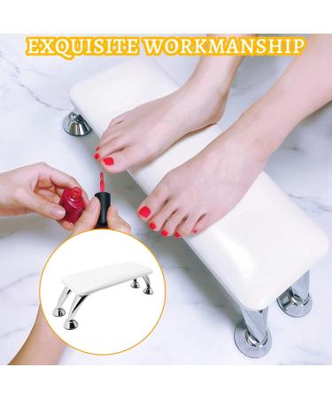 ciyeu Hand Rest Pillow Leather Nail Hand Cushion Manicure Pillow for Salon Home Use Nail Art Hand Cushion White - Buy Online on GoSupps.com
