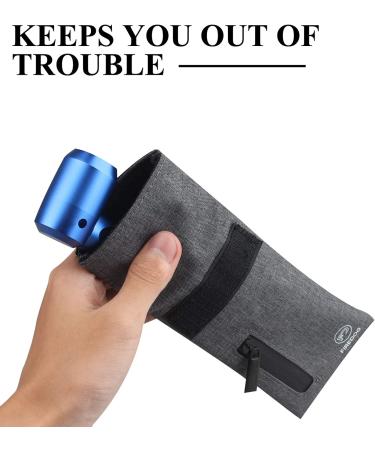 FIREDOG Smell Proof Bag in Grey - Keep Your Items Safe and Odor-Free - Buy Online on GoSupps.com