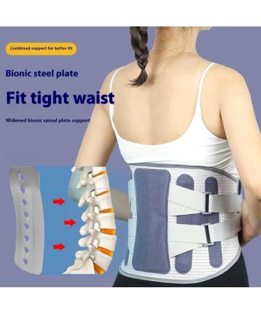 Back Reliever Spinal Decompression Belt Lower Back Stretcher Support Brace Adjustable Lumbar Support Waist Wrap Lumbar Traction Device for Women & Men Relief of Back and Lumbar Blue-without Cushion L - Buy Online on GoSupps.com