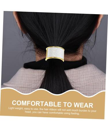 Beavorty 4 Sets ponytail holders Hair ties hair ribbons for girls women s suits Hair Cuff Hair Rope elastic ponytail buckle Hair Band the circle Hair ring Plastic ring ponytail button Miss - Buy Online on GoSupps.com