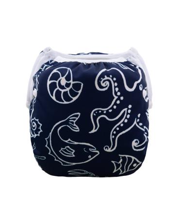 Alvababy 2 Pack Adjustable Swimming Diapers for Infants & Toddlers 0-2 Years - Reusable Snap Design - Buy Online on GoSupps.com