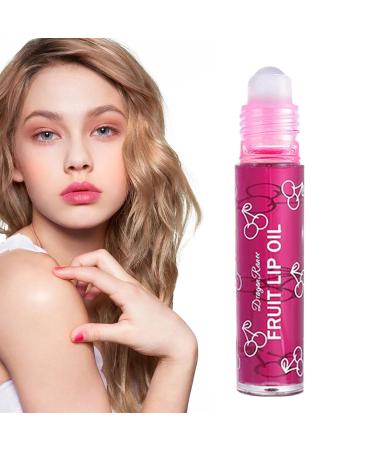 Fruity Lip Glow Oil | Non-Stick Roller Lip Gloss | Flavored Transparent Lip Oil Set | Shiny Fruity Lip Gloss - Buy Online on GoSupps.com