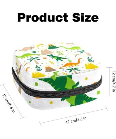 Wild Dinosaurs Pattern Sanitary Napkins | Versatile Period Pocket for Women & Teen Girls | Menstrual Cup & Breastfeeding Pad Holder - Buy Online on GoSupps.com