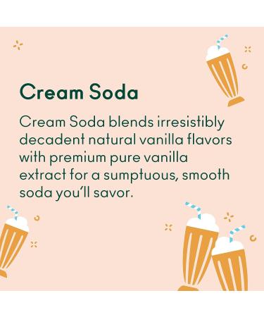 OLIPOP Cream Soda Sparkling Tonic - Prebiotic Soft Drink with 9g Fiber - Botanical-Rich Vegan Soda with 2g Sugar - Caffeine-Free, Low-Calorie (12oz 12-Pack) - Buy Online on GoSupps.com