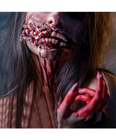 Wismee Fake Blood SFX Makeup Kit - Halloween Essential Set for Vampire Zombie Makeup - Stage Blood, Scab Gel, Splatter Effect - Buy Online on GoSupps.com