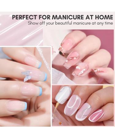 Makartt Ballerina Pink Rubber Gel Base Coat - Long Lasting UV Nail Polish for Home & Salon - Buy Internationally - Buy Online on GoSupps.com