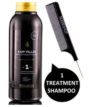Filler Smoothing Therapy Shampoo 18.3 oz | Keratin Ceramides & Comb - International Shipping - Buy Online on GoSupps.com