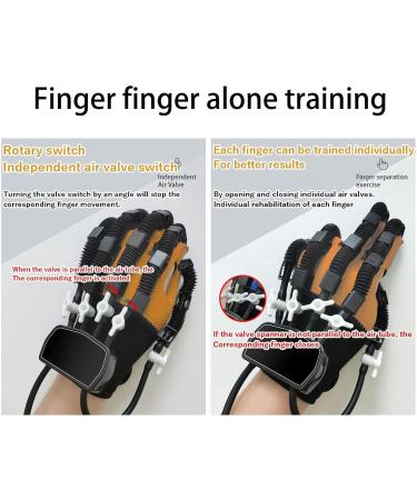 Rehabilitation Robot Gloves Hemiplegia Finger Rehabilitation Trainer Finger Orthosis for Arthritis Stroke Hemiplegia Patient(Size:L Color:Left Hand) Large Left hand - Buy Online on GoSupps.com
