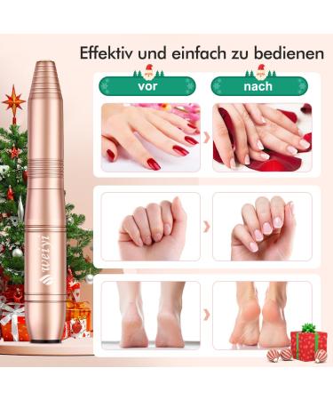 Weiyi Nail Miller - 20 000 RPM Electric Nail File & 11 in 1 Manicure Pedicure Set for Gel & Acrylic Nails - Adjustable Speed USB - International Shipping Available - Buy Online on GoSupps.com