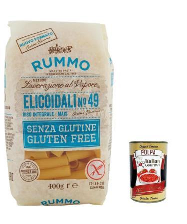 Italian Gourmet E.R. Rummo Helicoidal Pasta N49 Gluten-free gluten-free 100% gluten-free Italian pasta 400 g + Italian Gourmet pulp 400 g