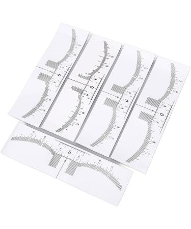Eyebrow Ruler Stencils Eyebrow Mapping Sticker Microblading Measuring Shaper Tool 100 Pack for Brow Extensions for All Face Shapes - Buy Online on GoSupps.com
