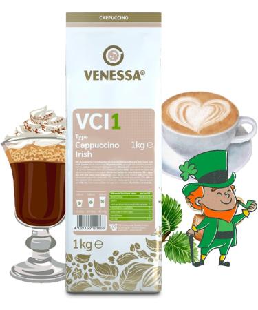 VENESSA Cappuccino Irish VCI1 Value Pack 20 x 1 kg Automatic instant coffee with Irish cream note Perfect for catering and vending machines - Buy Online on GoSupps.com