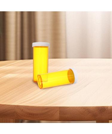 Healeved Empty Pill Bottles with Caps 25pcs Medication Vials 8DR Plastic Medicine Containers Clear Containers Pill Cases Organizers 6.70X2.80X2.80CM - Buy Online on GoSupps.com