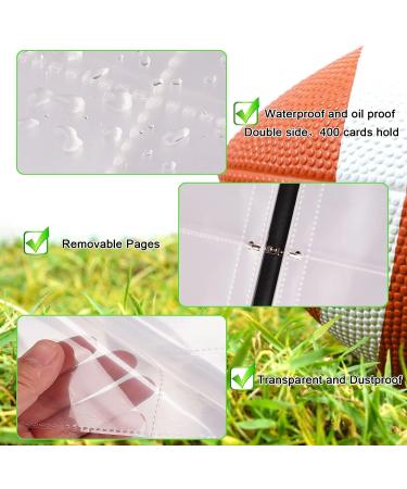 Card Binder for Football, Trading, MTG & TCG - Holds 400 Cards, 50 Removable Pages - Multicolor Collector Holder - Buy Online on GoSupps.com