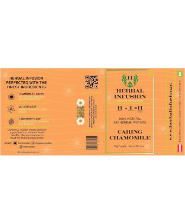 Caring Chamomile - 100% Natural Chamomile Leaf - As Used In Cafes - 30 g - Herbal Infusion - Buy Online on GoSupps.com