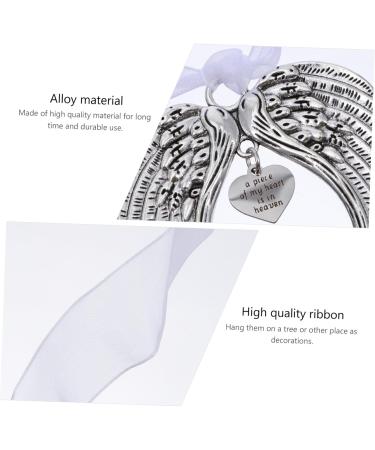 Zerodeko Wing Tree Pendants 1pc Wings Ribbon Pendant Christmas Ribbon Party Layout Prop Christmas Wing Pendant Fairy Ornament - Buy Online on GoSupps.com