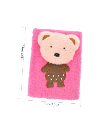 DOITOOL Note Book Notebook Fluffy Journal Book Plush Cover Journal Book Lovely Diary Book Note Accessory Multi-function Diary Book Cartoon Diary Book Note Supply Animal Gift Student Paper - Buy Online on GoSupps.com