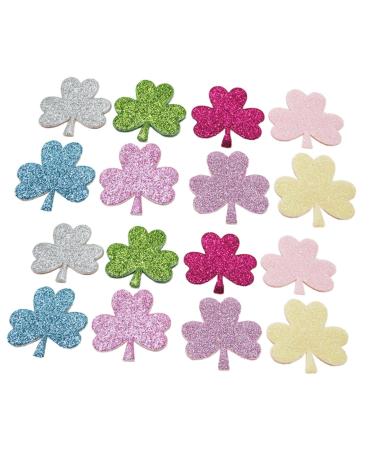 Beaupretty Kids Crafts Accessories material hair clip supplies Embroidery Patches DIY barrette hair clips kids hair accessories Hair Clip DIY Accessories child Gold powder cloth Kids