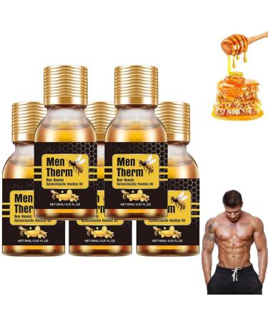Men Therm Bee Venom Gynecomenia Heating Oil 2024 Best Men Therm Bee Venom 15ml mentherm Bee Venom Gel Can Help Strengthen The Chest Muscles improves the elasticity of the skin (5PC)