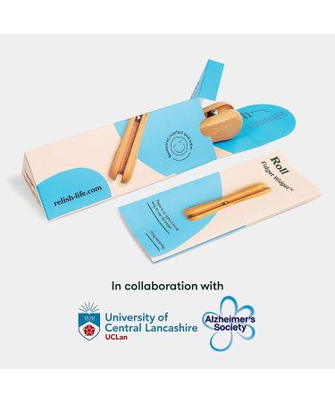 Relish Adult Fidget Toy - Wooden Roll Fidget Widget for Alzheimers & Dementia Activities - Buy Online on GoSupps.com