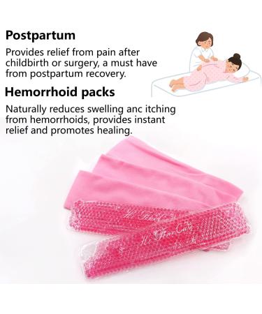 Perineal Cooling Pad for Postpartum Pain Relief - 2 Cold Packs with Washable Sleeves, Hot & Cold Therapy for Women After Pregnancy - Buy Online on GoSupps.com