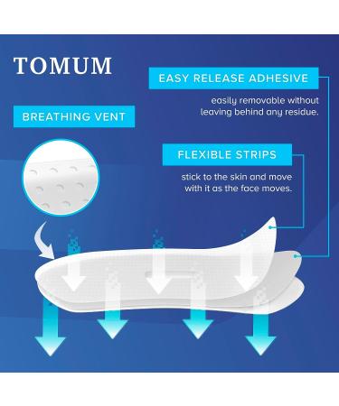Tomum Mouth Tape for Sleeping - 90 PCS Yellow | Advanced Sleep Strips for Better Nose Breathing, Instant Snoring Relief & Less Mouth Breathing - Buy Online on GoSupps.com