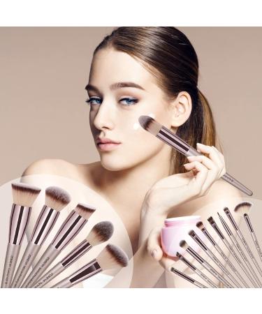 Zoreya Premium Makeup Brush Set - 15 Piece Collection for Foundation, Blush, and Eye Shadows (Cruelty-Free) - Buy Online on GoSupps.com