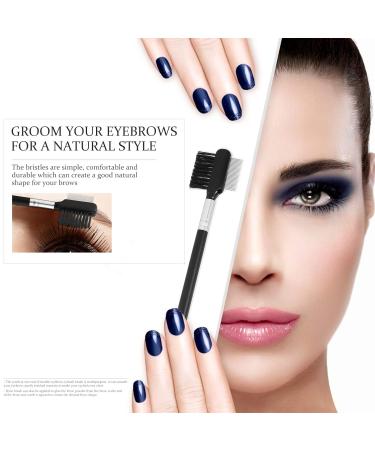 FRCOLOR 3Pcs Eyelash Brush & Eyebrow Comb Set | Dual Comb Makeup Tool for Women & Girls | Perfect for Eyelash & Eyebrow Care - Buy Online on GoSupps.com