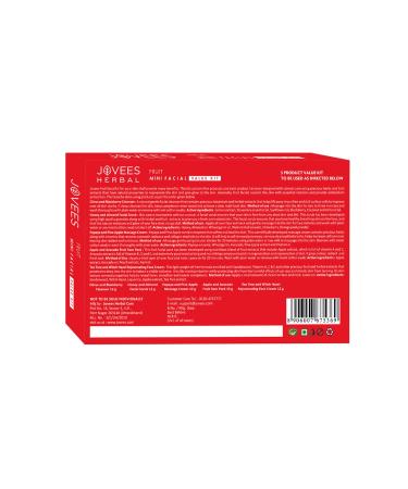 Jovees Skin Rejuvenation Mini Fruit Facial Kit - Anti-Aging & Hydrating Facial Care for All Skin Types | Shop Now with International Shipping - Buy Online on GoSupps.com