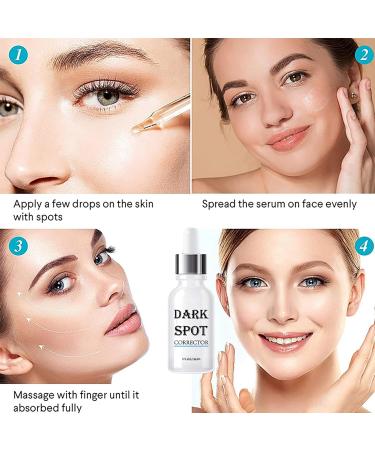 Vitamin C Serum for Face - Dark Spot Remover for Face - Face Serum for Women with Kojic Acid - Even Skin Tone Correct Fade Dullness - Moisture Hydrate Smooth Tender - Clean Restore Elasticity Radiance - Buy Online on GoSupps.com