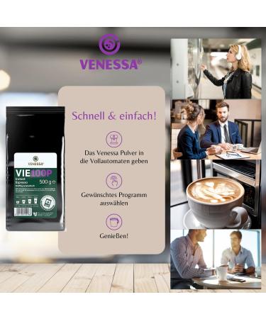 VENESSA VIE 100P Premium Instant Espresso 15 x 500 g gently roasted powerful and aromatic flavour for vending machines catering companies - Buy Online on GoSupps.com