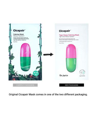 Dr.Jart Cica Recovery Face Mask Set (6 pcs) with Cicapair | Korean Premium Skin Care Gift | Soothing, Anti-Wrinkle, Anti-Aging | Rebuilding Skin Barrier | For Women - Buy Online on GoSupps.com